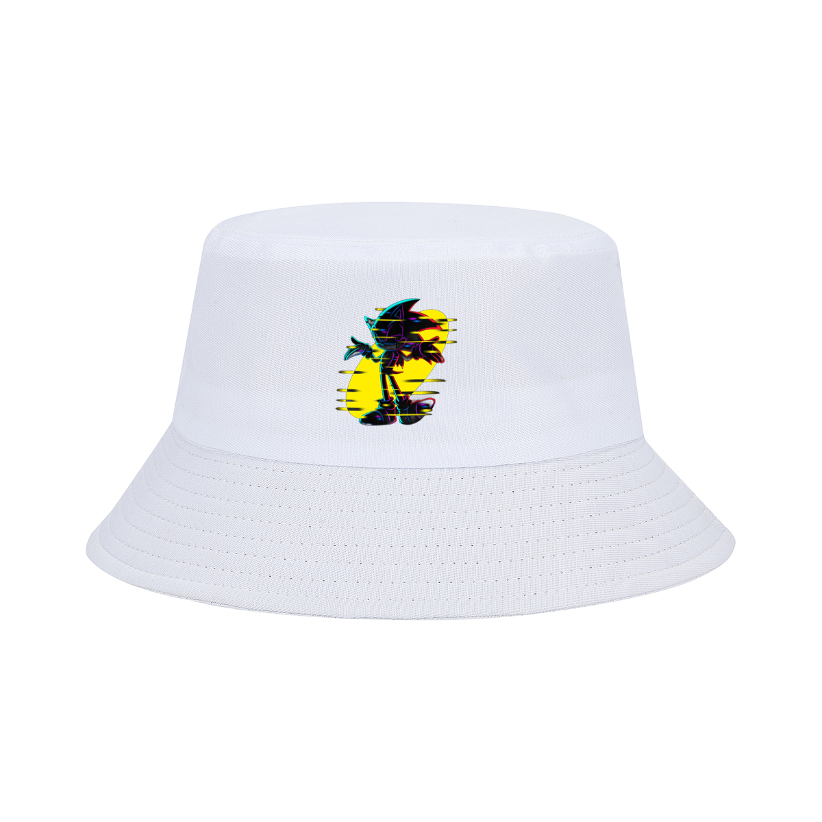 Sonic the Hedgehog: Neon Glitch Art - Fisherman's Hat