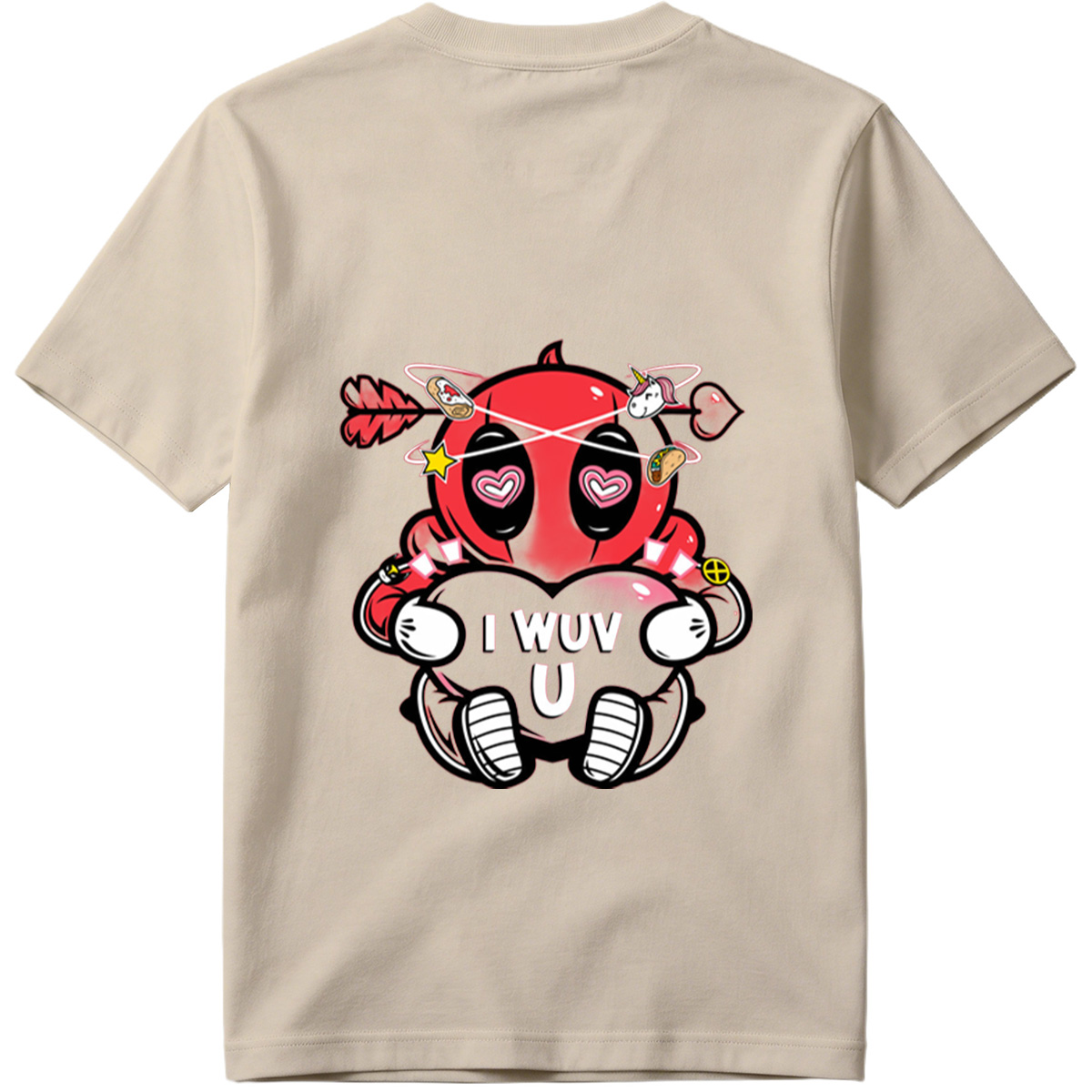 Deadpool I Wuv U - Tee