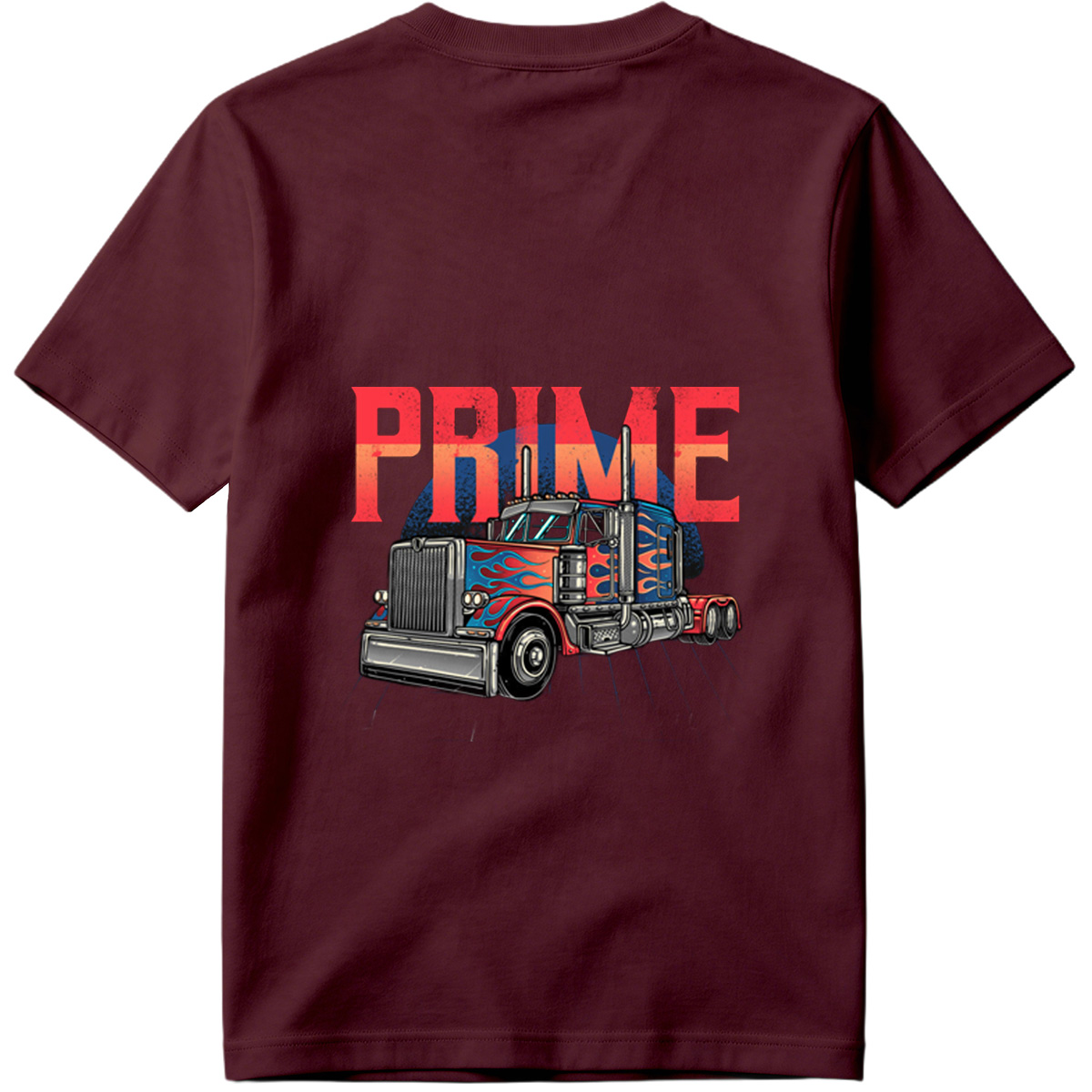 Prime Transport Service - Optimus Prime Truck Design - Tee