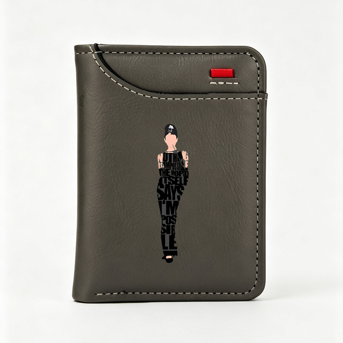 Nothing Is Impossible: The World Itself Says I'm Possible - Vertical Style Wallet
