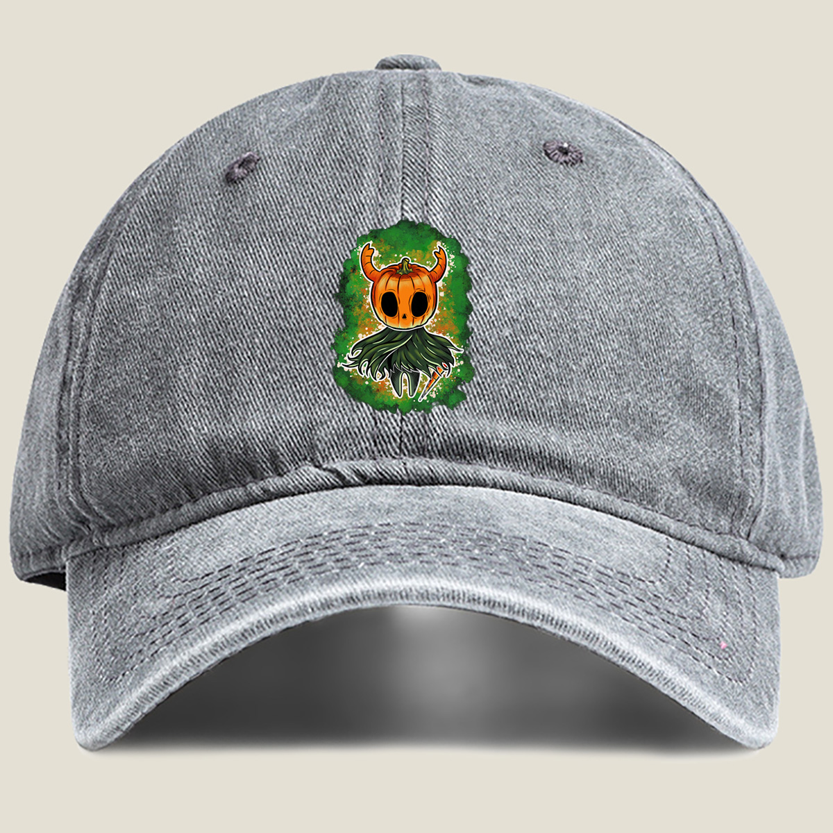 Pumpkin King from The Legend of Zelda - Washed Denim - Baseball Cap
