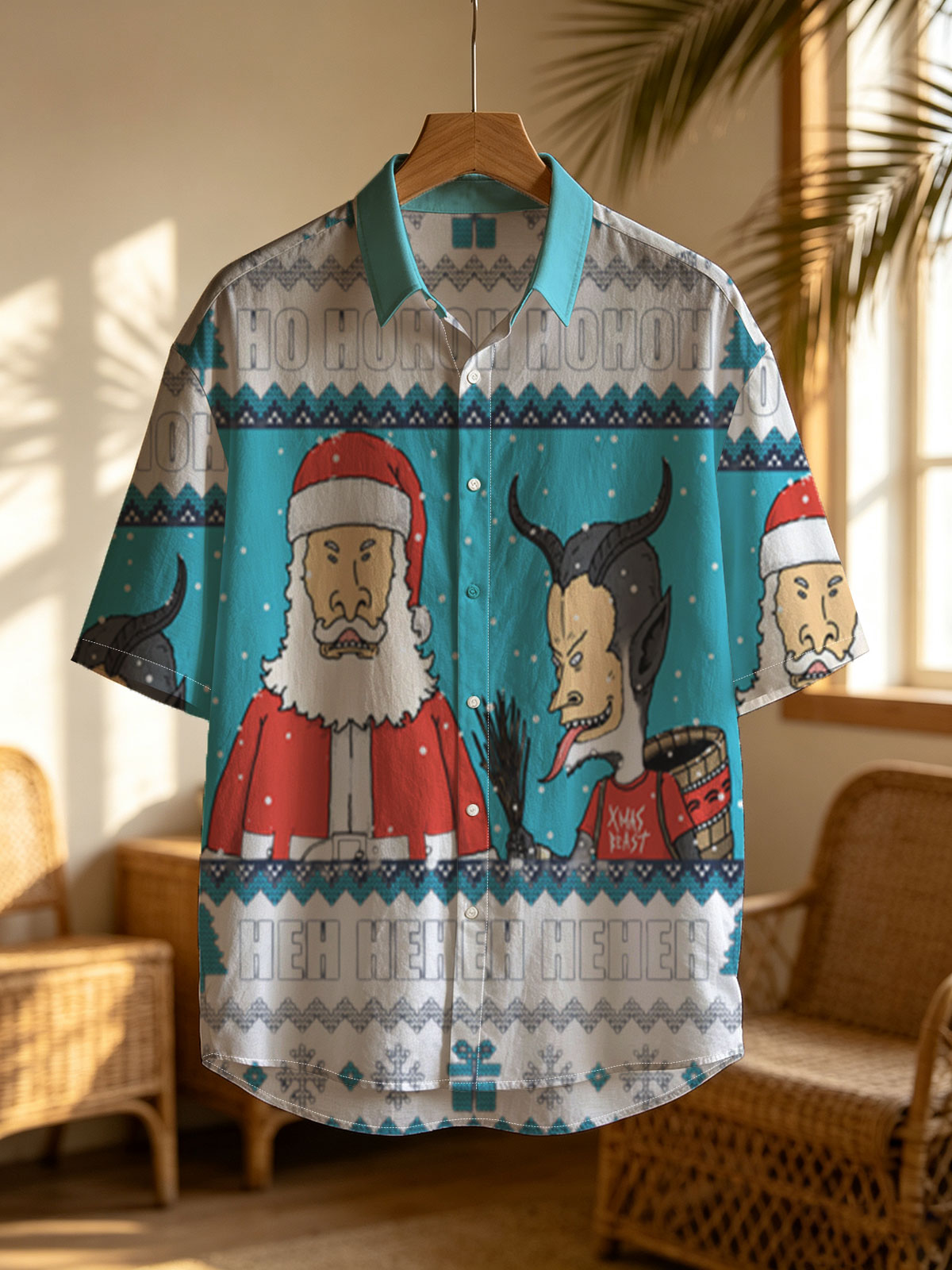 Santa and the Xmas Beast: Ho Ho Ho, Heh Heh Heh -  Shirt