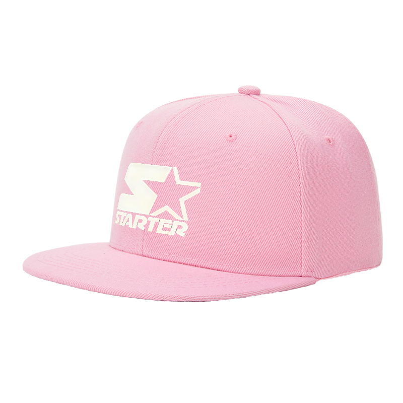 Flat Brim Baseball Cap Starter Star Logo Print Streetwear Underground Skate Style Basketball Court Urban Skate Park Fit for Skaters Rappers Streetwear Enthusiasts