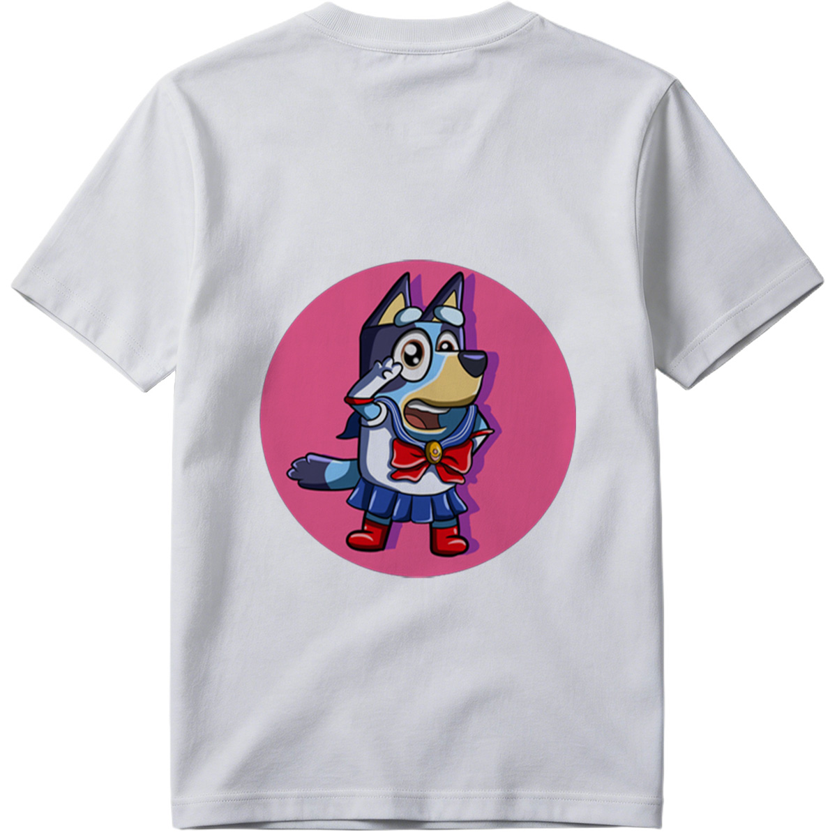 Bluey in Sailor Moon Costume - Tee