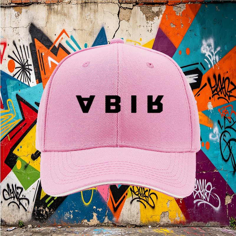 Unisex Classic Sandwich Hat with A B C R Letter Print Design – Perfect for Outdoor Activities, Casual Wear, and Daily Use – Ideal for Adults Seeking Stylish and Comfortable Headwear