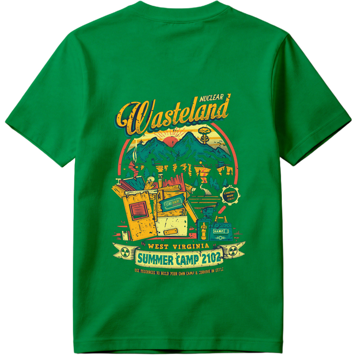 Nuclear Wasteland: Summer Camp 2102 - West Virginia - Tee