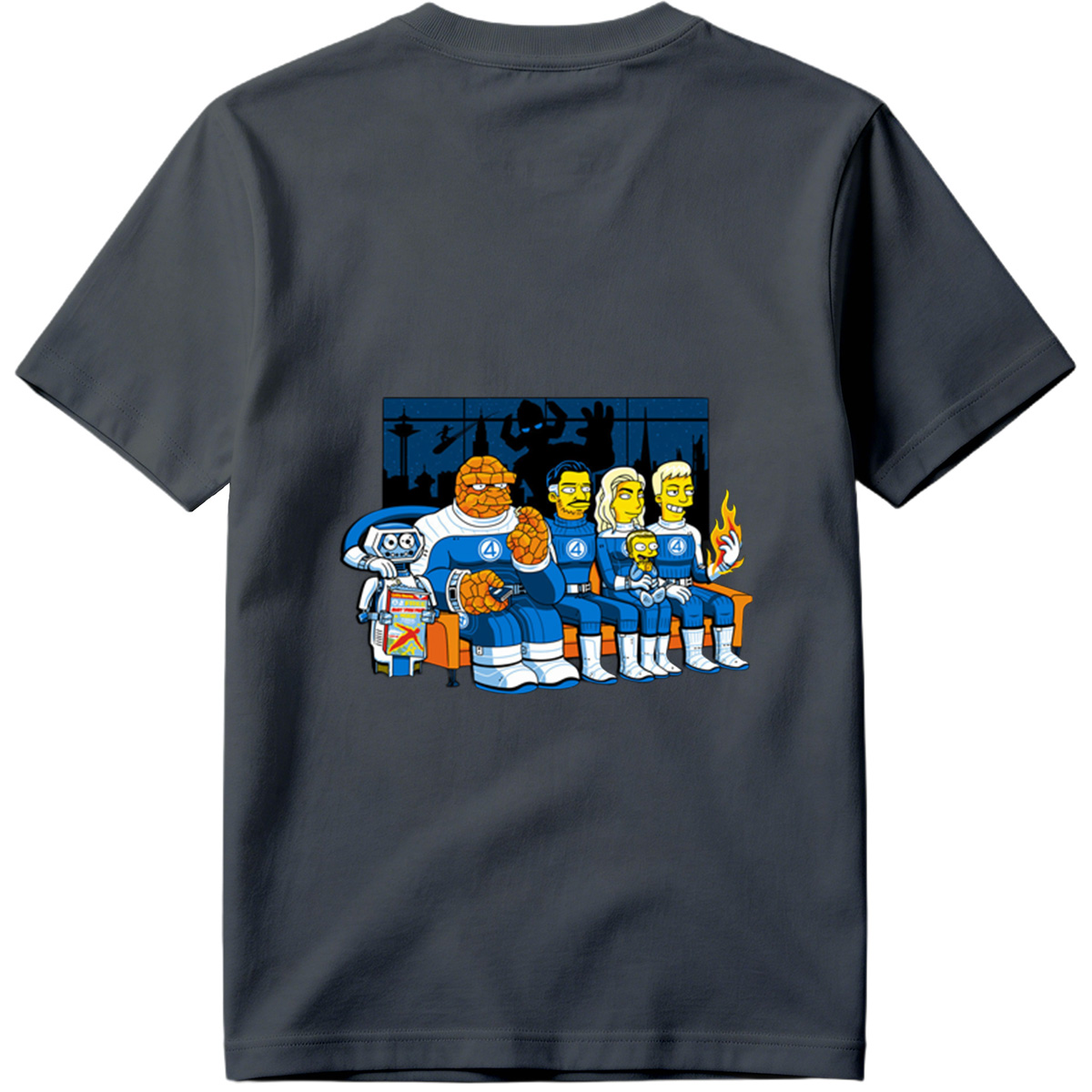 The Simpsons Meet the Fantastic Four - Tee