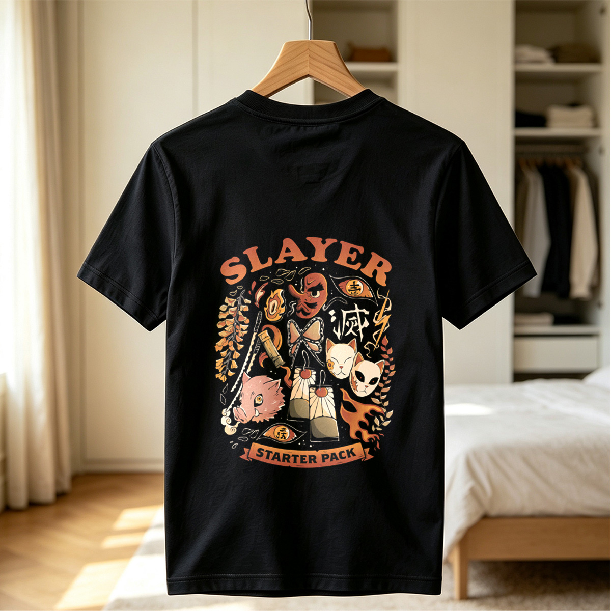 Slayer Starter Pack: Demon Slayer Characters and Symbols - Tee