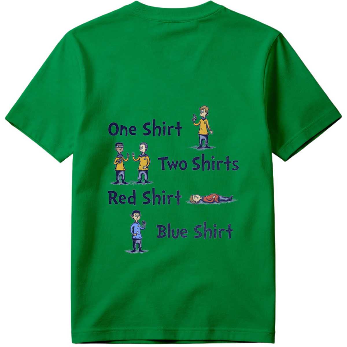 Star Trek: One Shirt, Two Shirts, Red Shirt, Blue Shirt - Tee