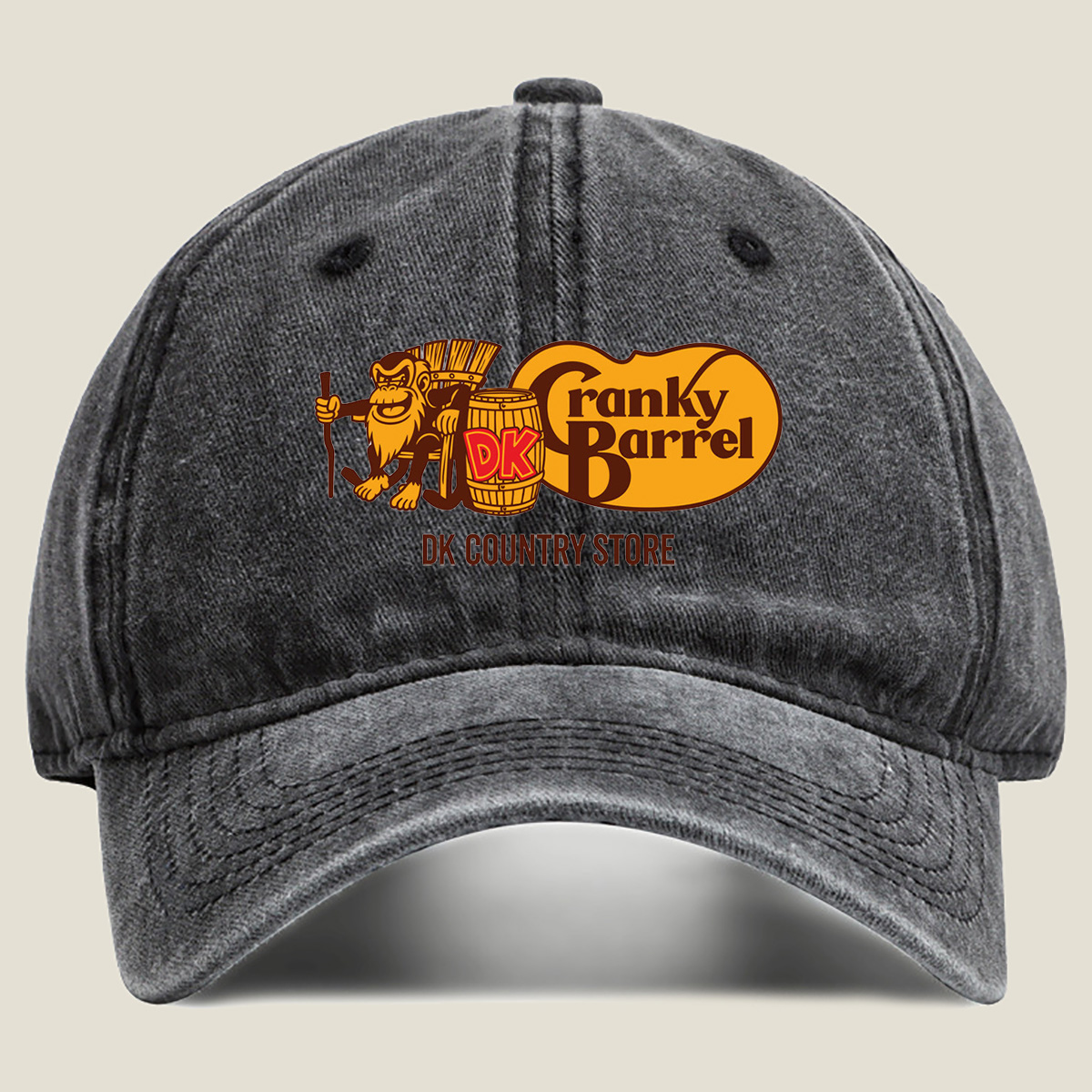 DK Cranky Barrel Country Store - Washed Denim - Baseball Cap