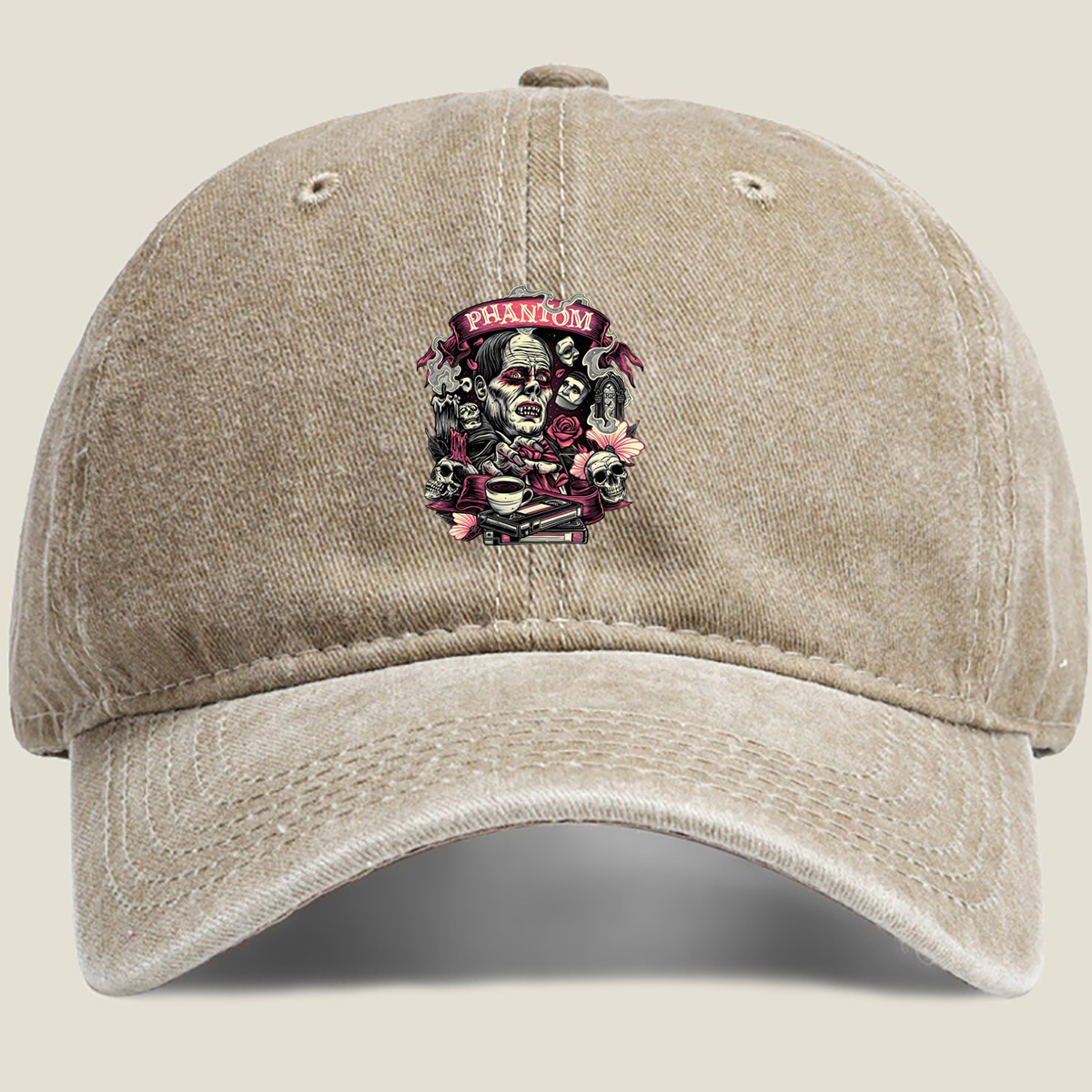 Phantom of the Opera: The Phantom and His Masks - Washed Denim - Baseball Cap