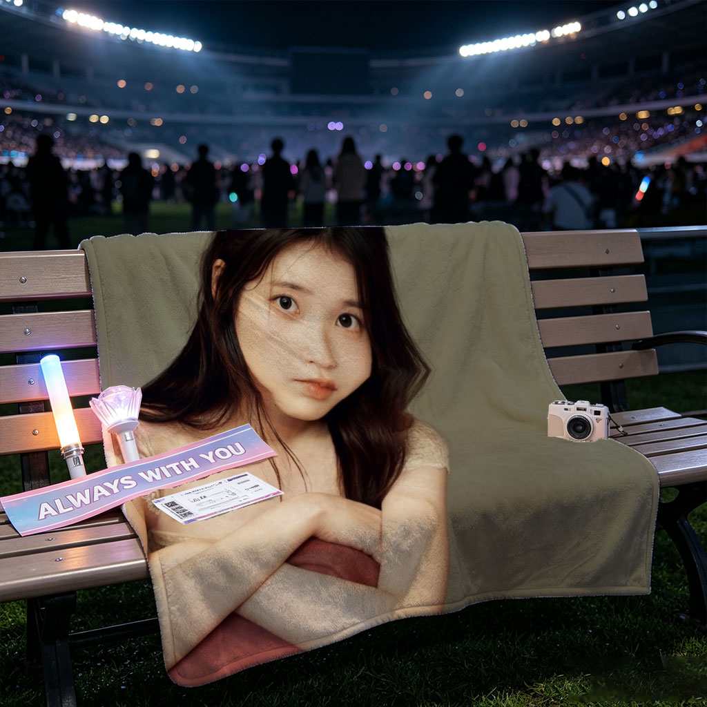 Rina Sawayama in a Soft Portrait Wearing a Pink Dress with Crossed Arms - Blankets