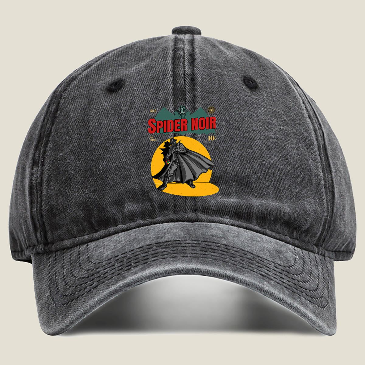 Spider Noir: The Shadowed Web-Slinger - Washed Denim - Baseball Cap