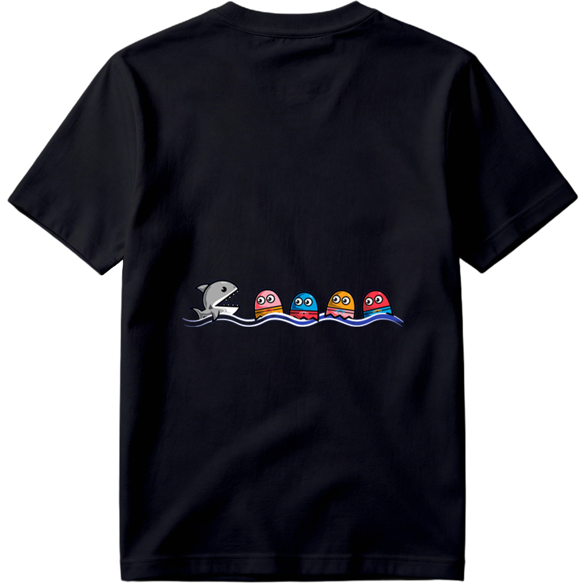 Pac-Man and the Shark - Tee
