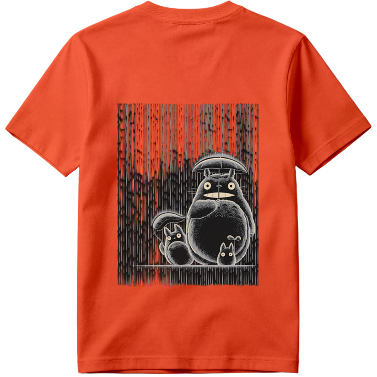 Totoro and Friends in the Rain - Tee