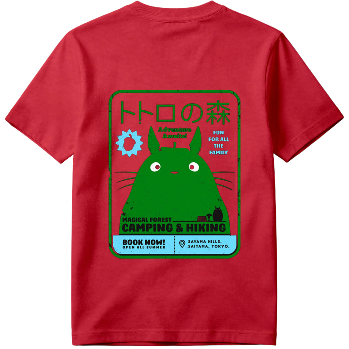 Totoro Forest Adventure: Camping & Hiking in Sayama Hills - Tee