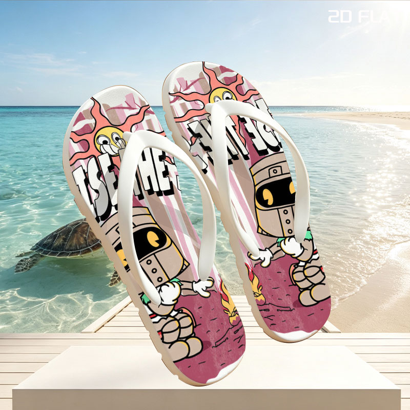 Praise the Sun: Knight with Fire and Sword -  flip-flops