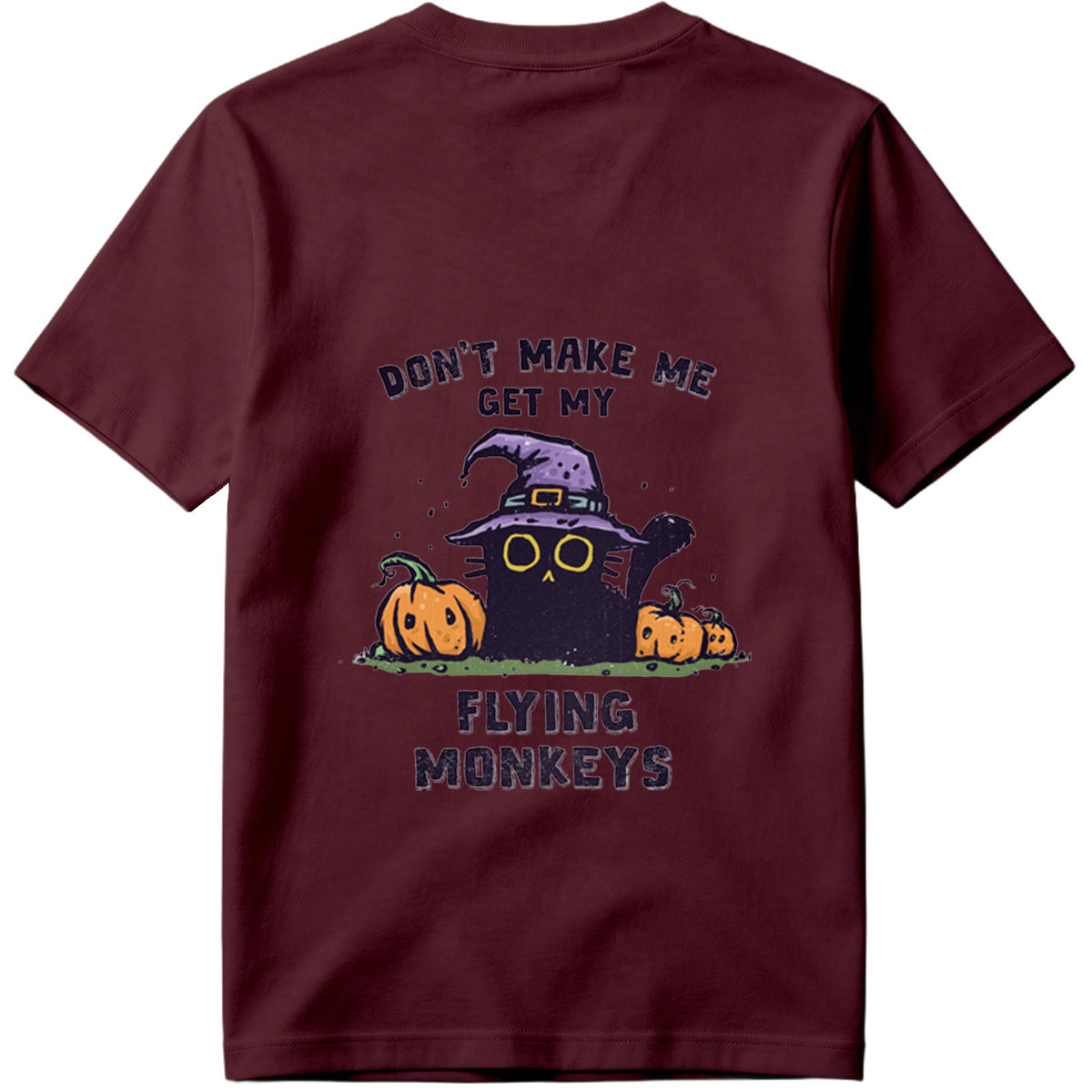 Wicked Witch and Flying Monkeys Halloween Design - Tee