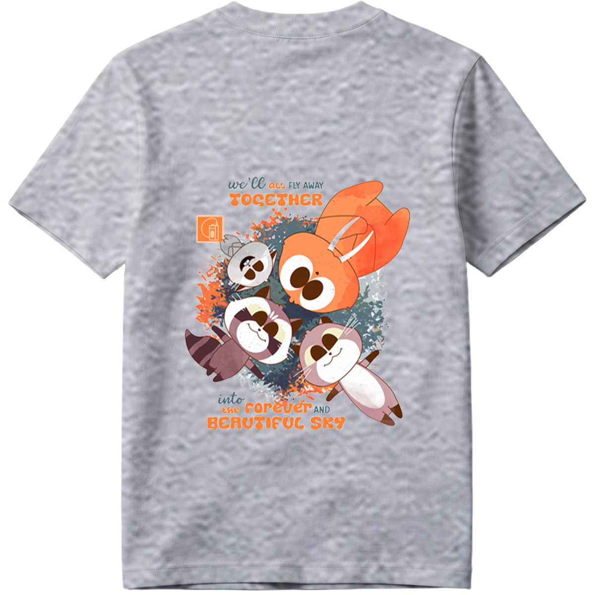 Kiff and Friends Fly Together Into the Forever Beautiful Sky - Tee