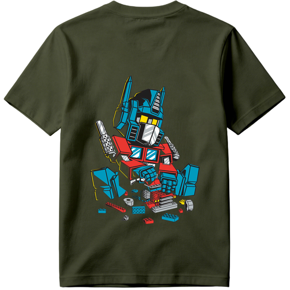 Transformers Optimus Prime LEGO Style - Tee