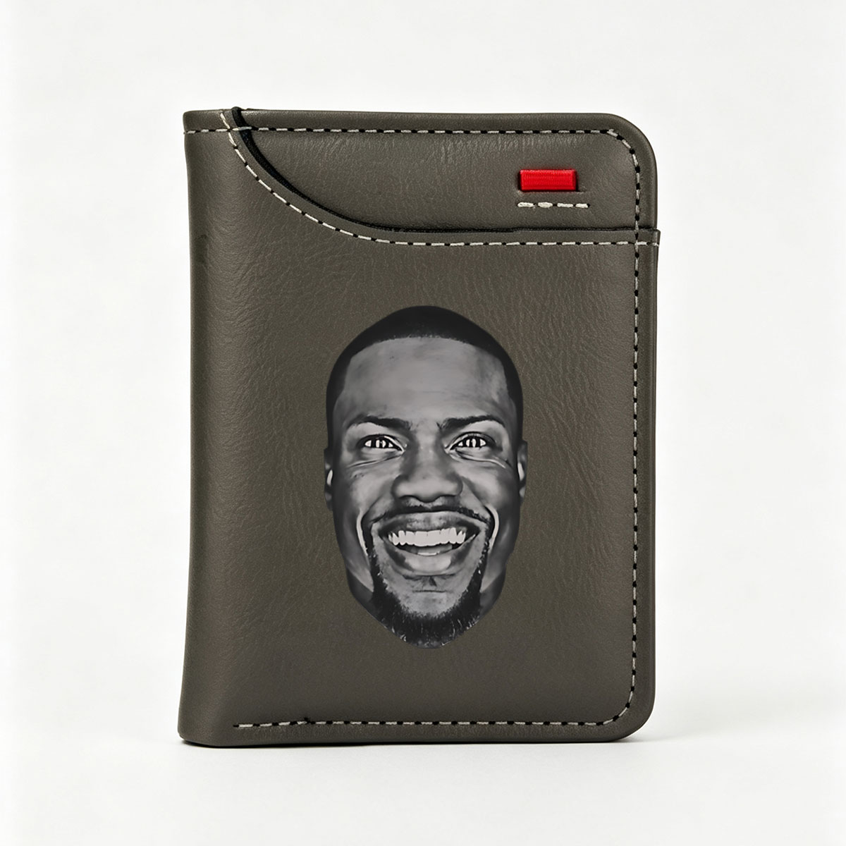 Kevin Hart Smiling Face Close-Up - Vertical Style Wallet