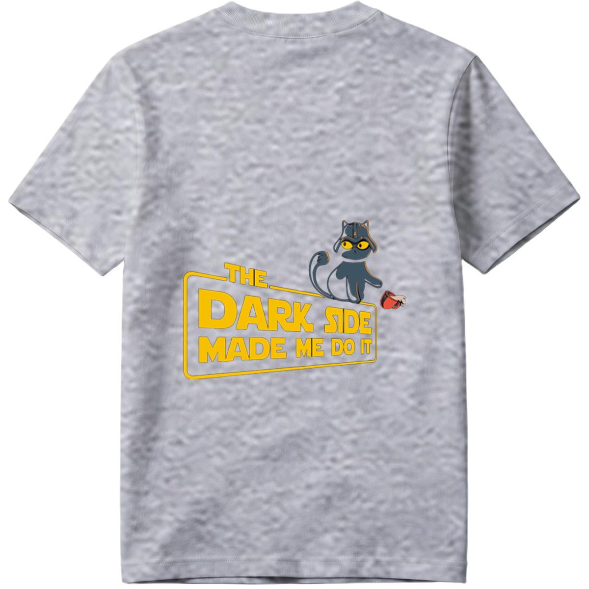 Star Wars - The Dark Side Made Me Do It Cat - Tee