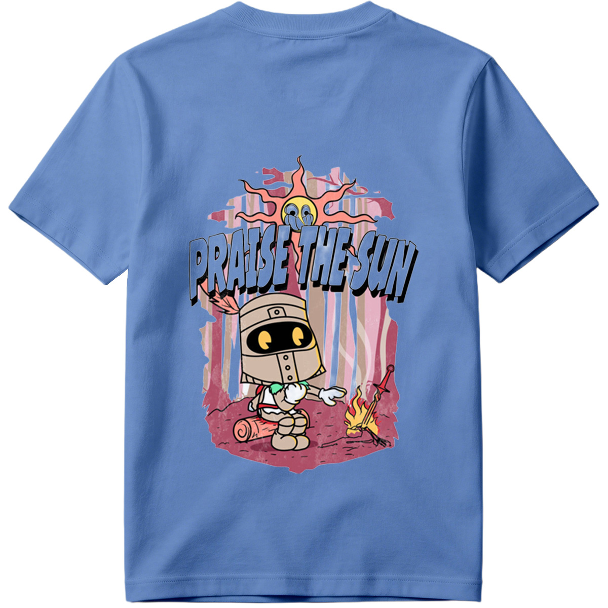 Praise the Sun - Knight and Sun Character Art - Tee