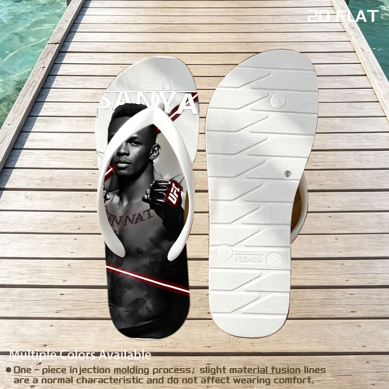 Israel Adesanya UFC Fighter Portrait -  flip-flops