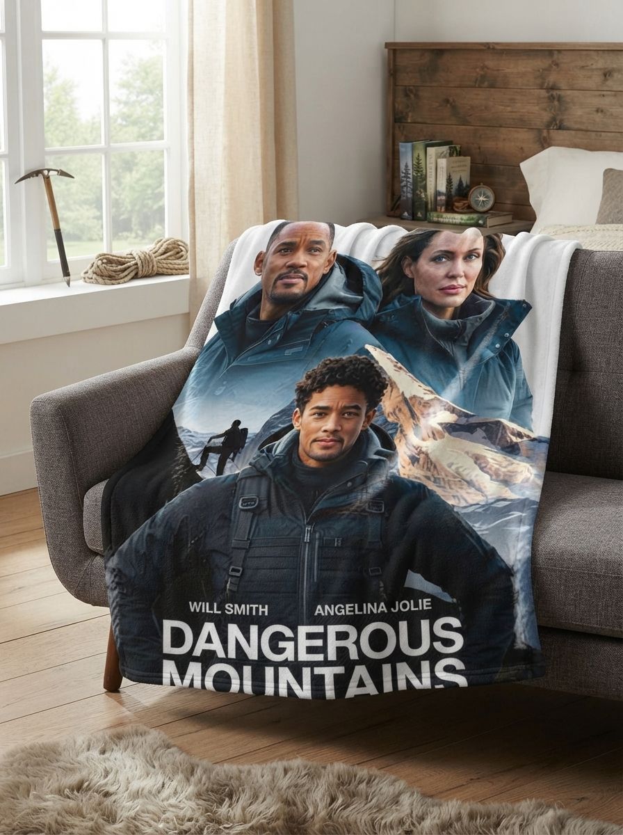 Custom Face Photo Blanket Personalized Movie Poster Flannel Fleece Throw Skin Friendly Anti Pilling Lightweight Warm