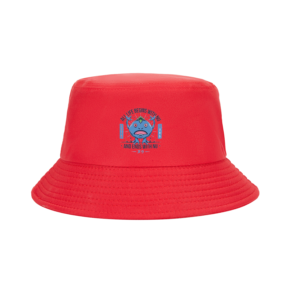 Nu the Blue Creature: All Life Begins and Ends with Nu - Fisherman's Hat
