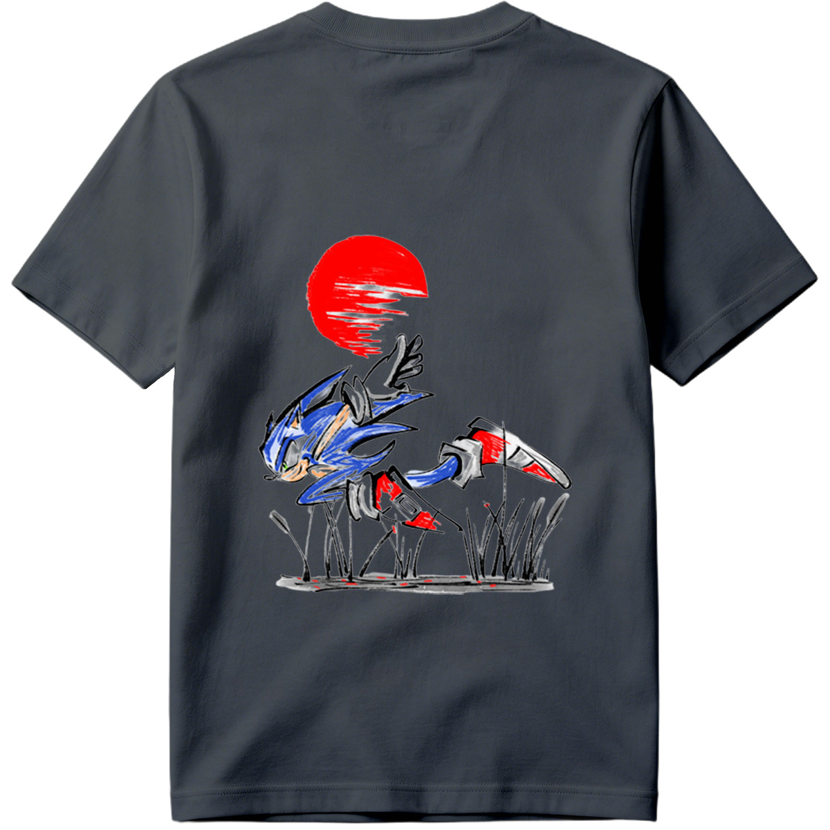Sonic the Hedgehog Running at Sunset - Tee