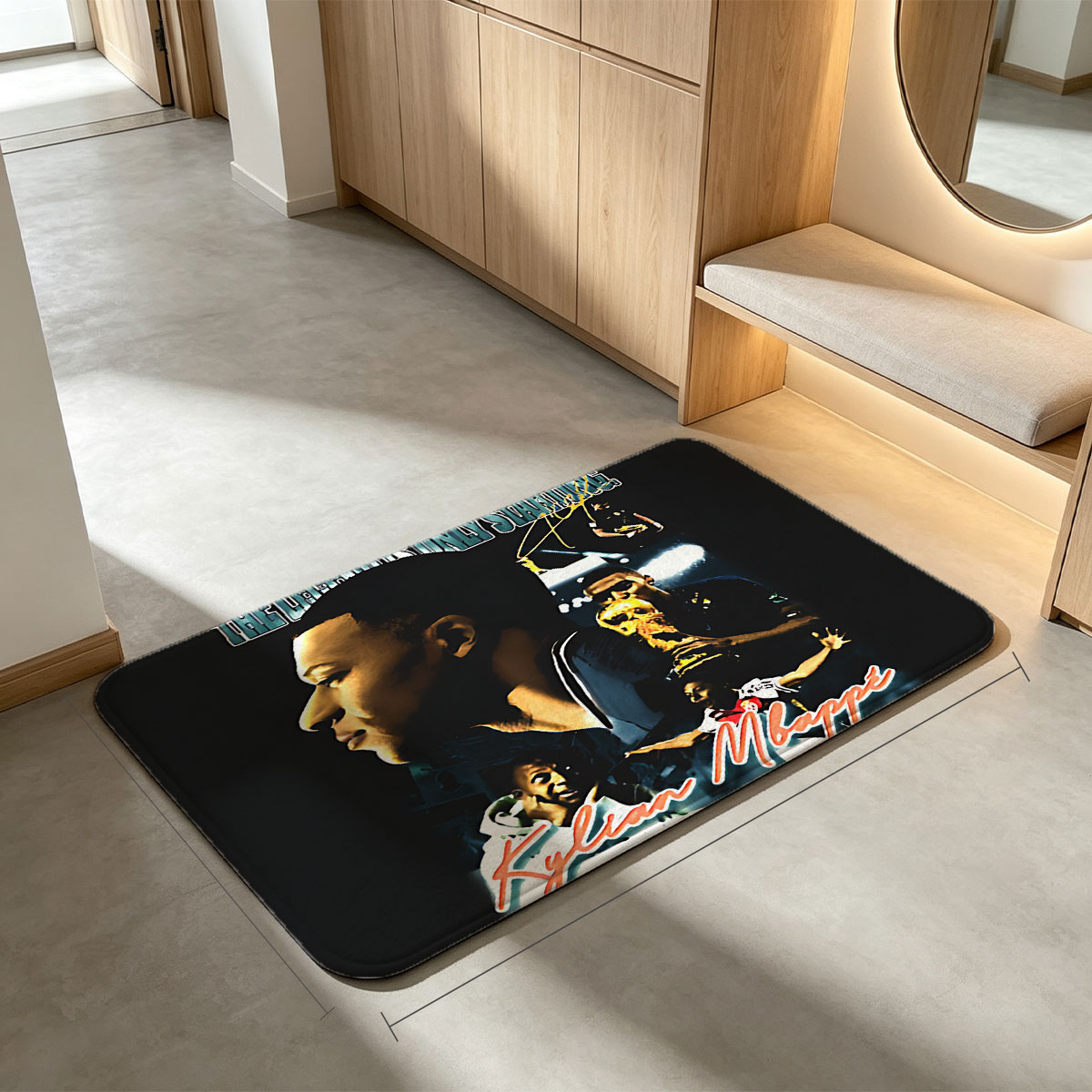 Kylian Mbappe: The Legend is Only Starting - Flannel floor mat