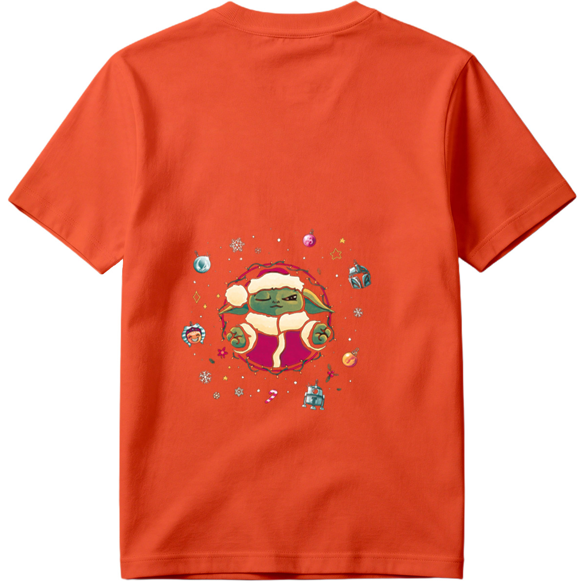 Baby Yoda Christmas Holiday Art - Tee