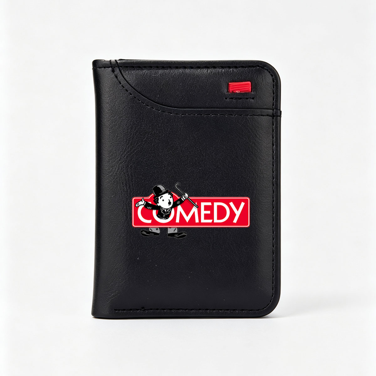 Comedy Central Logo Featuring Mr. Magoo Character - Vertical Style Wallet