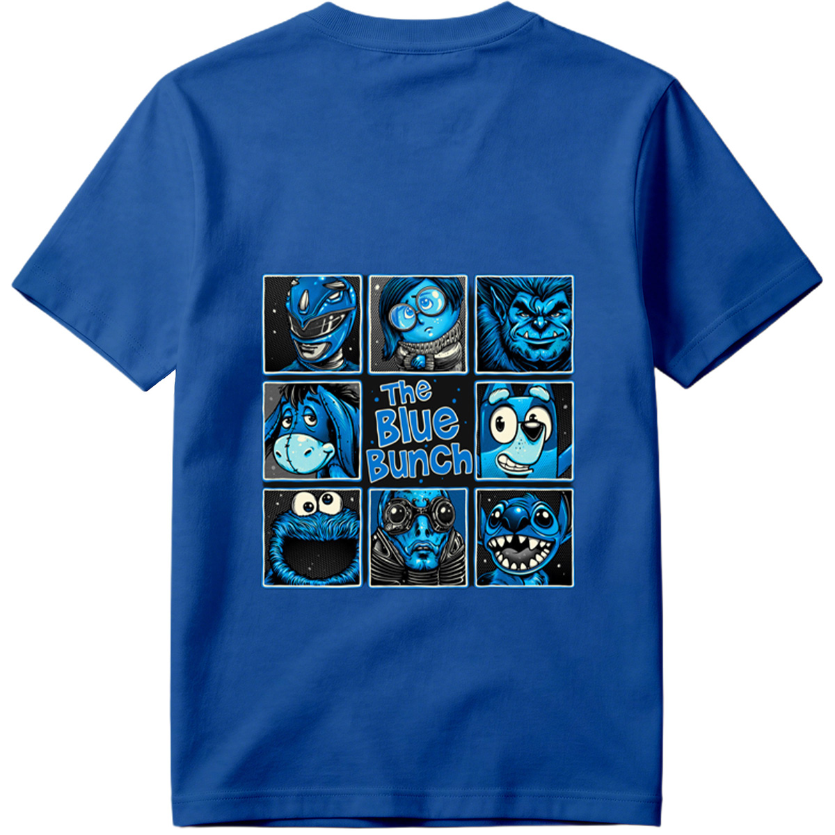 The Blue Bunch: A Collection of Blue Characters - Tee