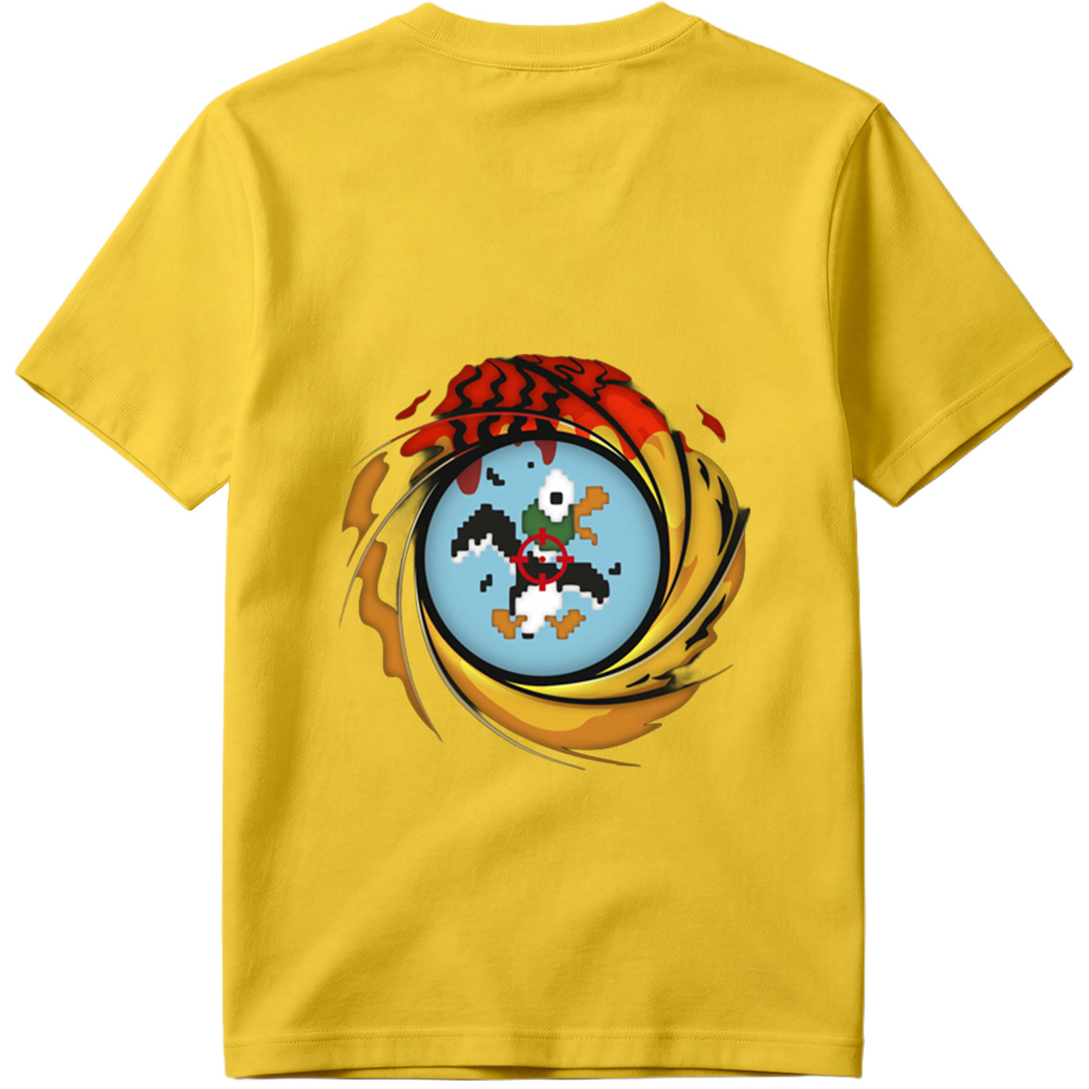 Duck Hunt: Pixel Duck in the Crosshairs - Tee