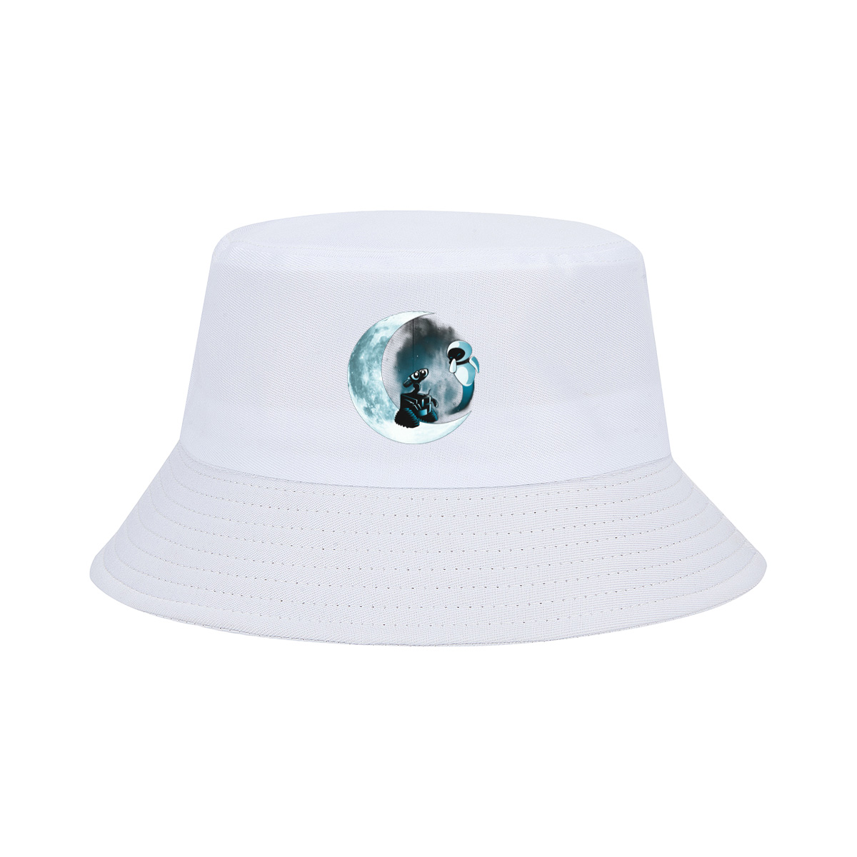 WALL-E and EVE on the Moon - Fisherman's Hat