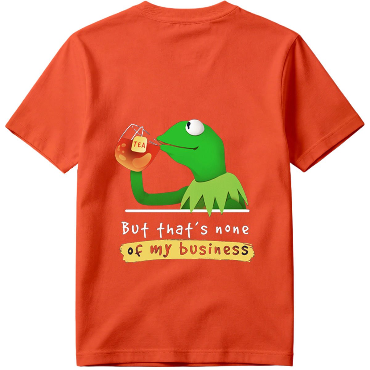 Kermit the Frog Sipping Tea: 