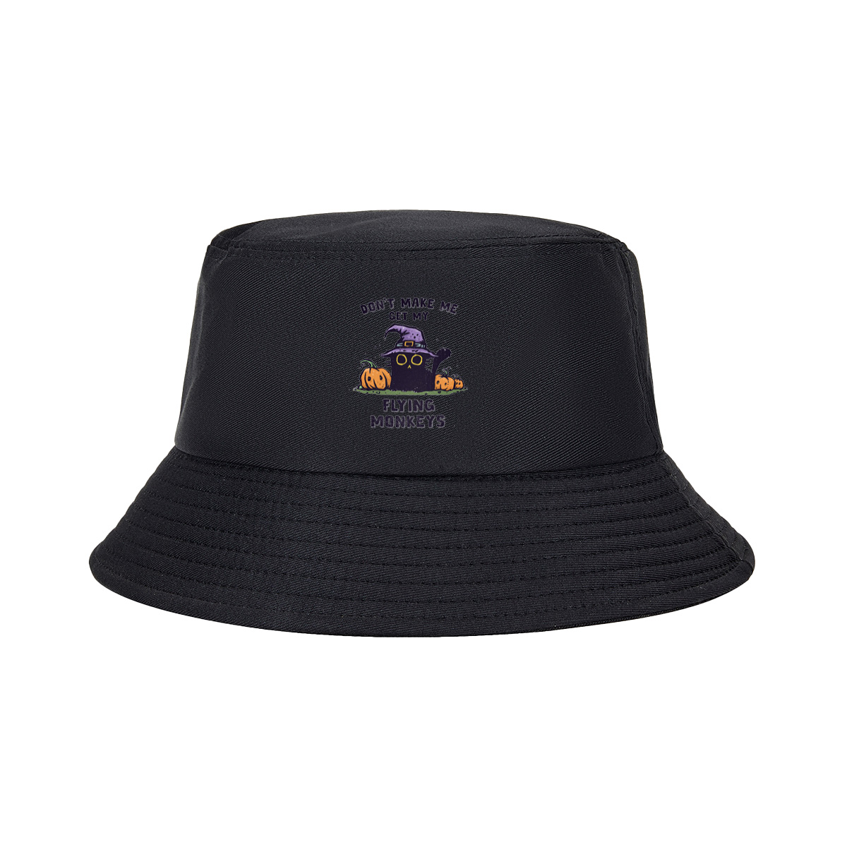 Wicked Witch and Flying Monkeys Halloween Design - Fisherman's Hat