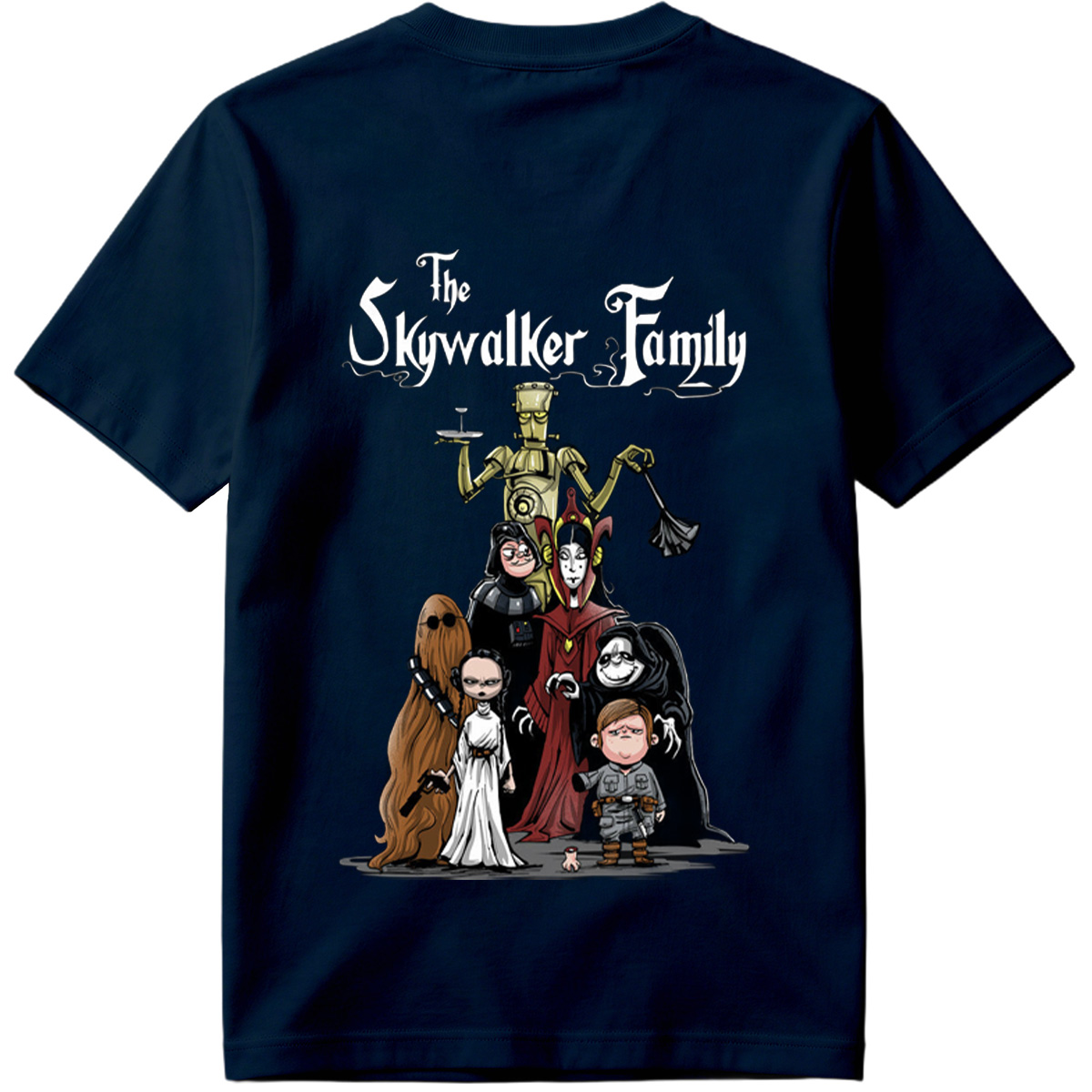The Skywalker Family: Star Wars Characters Parody - Tee