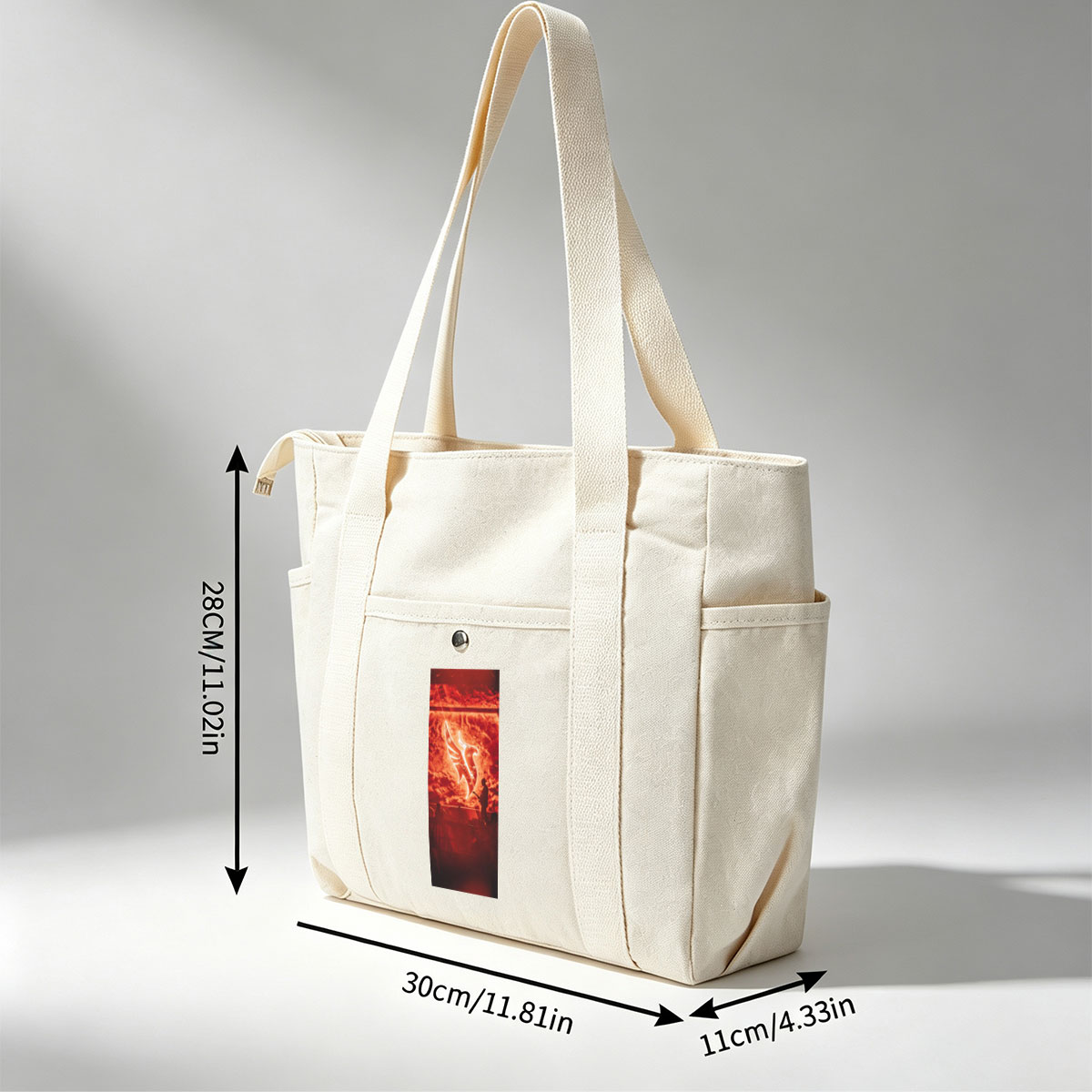 Imagine Dragons Live Performance with Dramatic Red Sky and Glowing Logo Projection - Multi-pocket bags