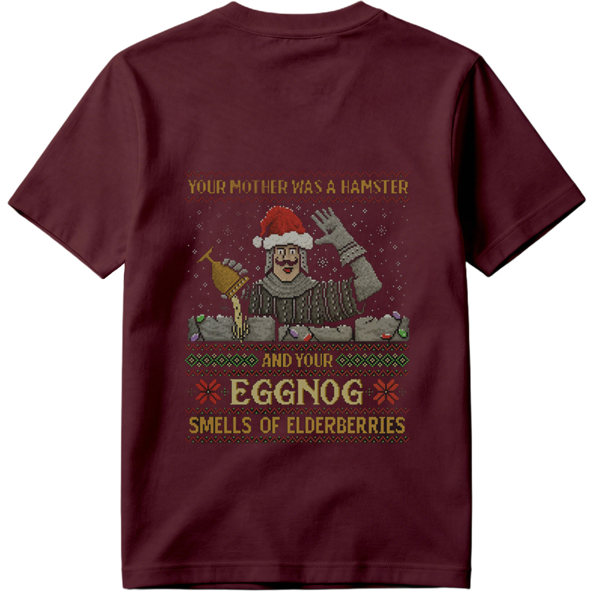Monty Python and the Holy Grail - King Arthur Christmas Sweater - Tee
