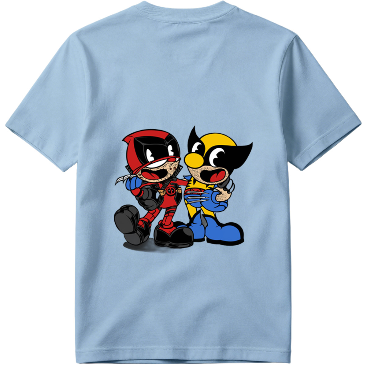 Deadpool and Wolverine Chibi Style - Tee