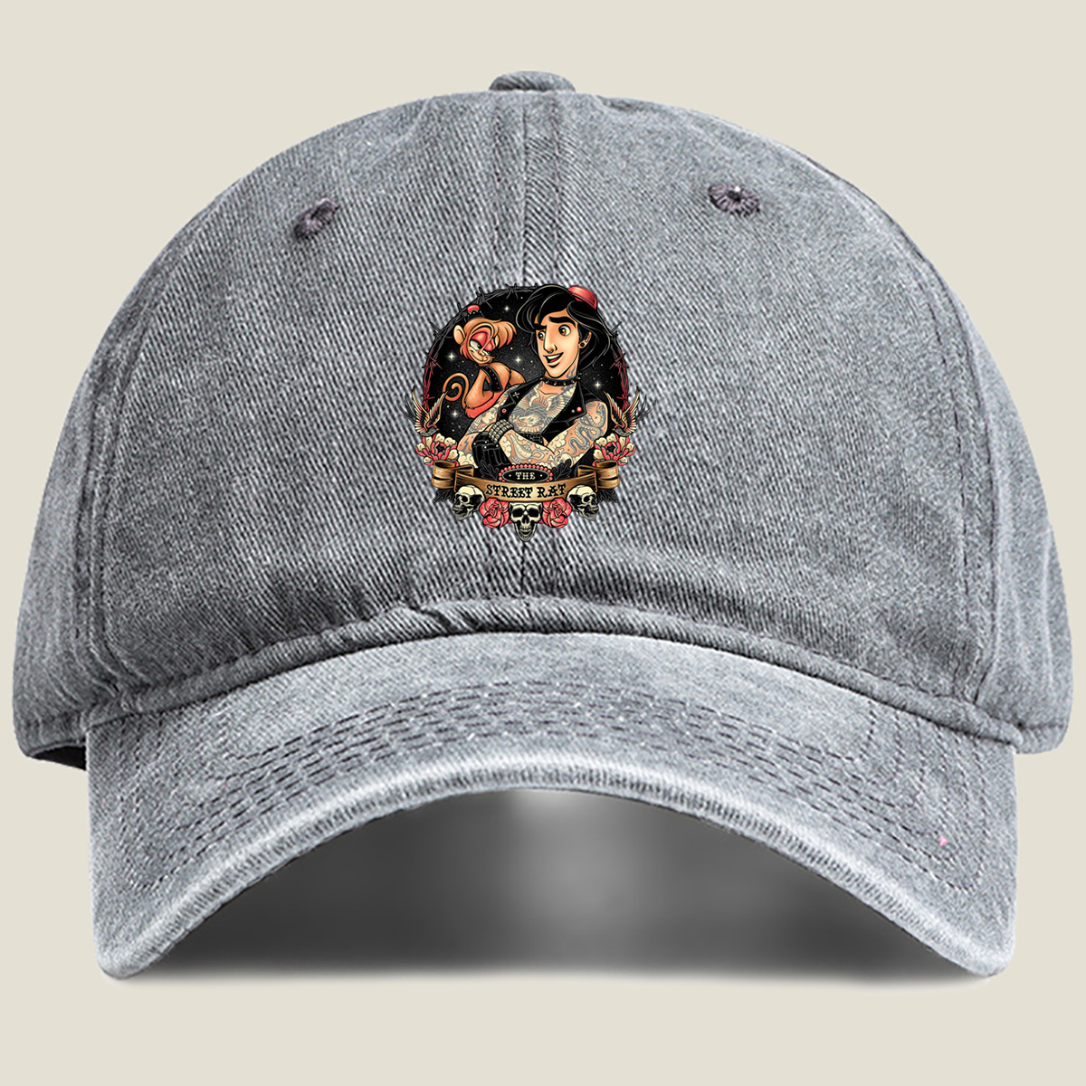 Aladdin and Abu: The Street Rat - Washed Denim - Baseball Cap