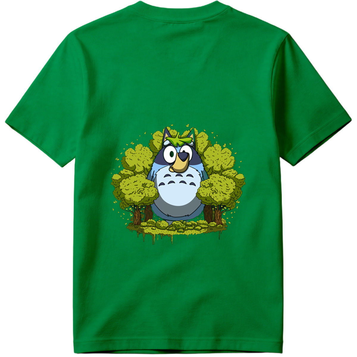 Totoro and Bluey in the Forest - Tee