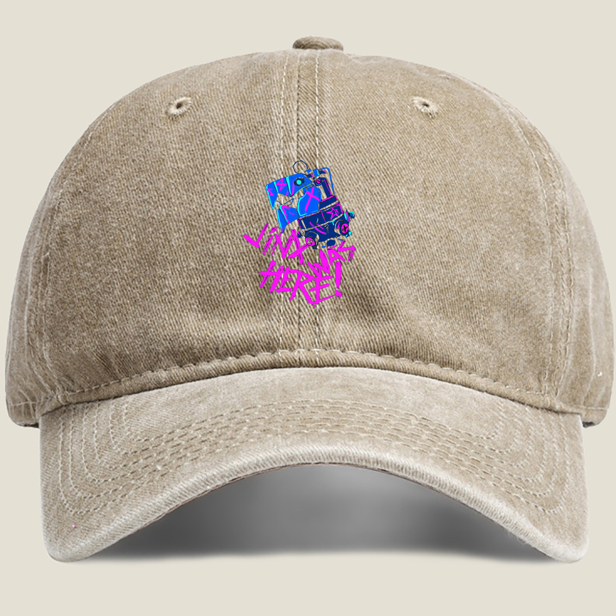 Link is Here! - Washed Denim - Baseball Cap