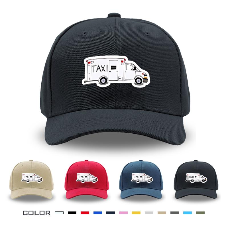 1pc New Baseball Cap with Taxi Van Print Design Unisex Adjustable Hat for Outdoor Activities and Daily Wear Suitable for Adults and Teens