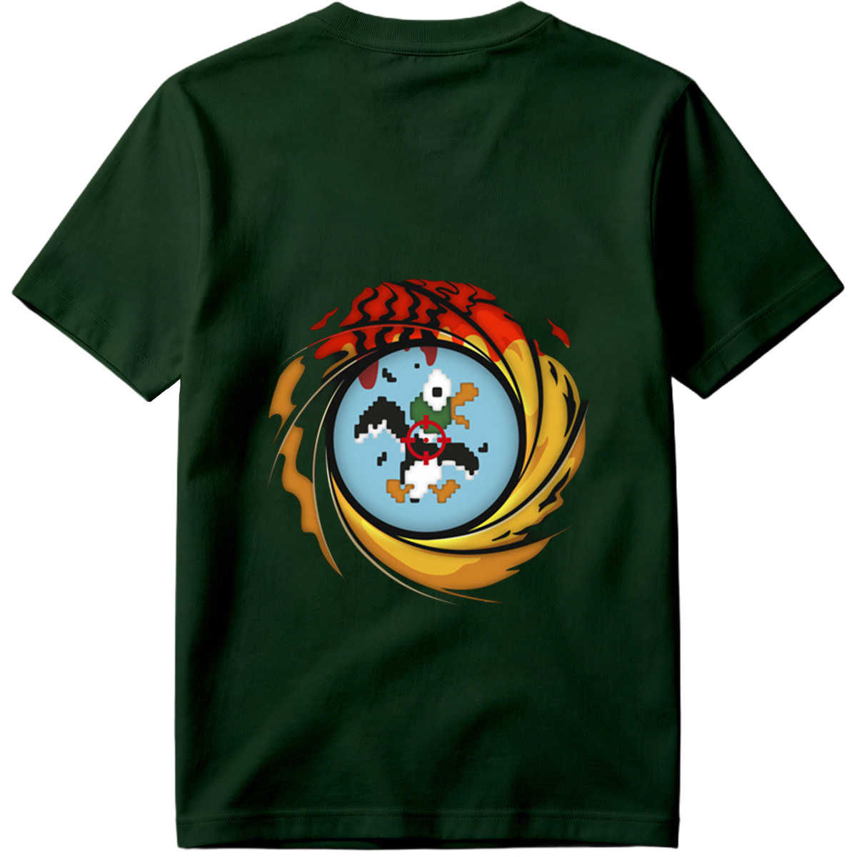 Duck Hunt: Pixel Duck in the Crosshairs - Tee