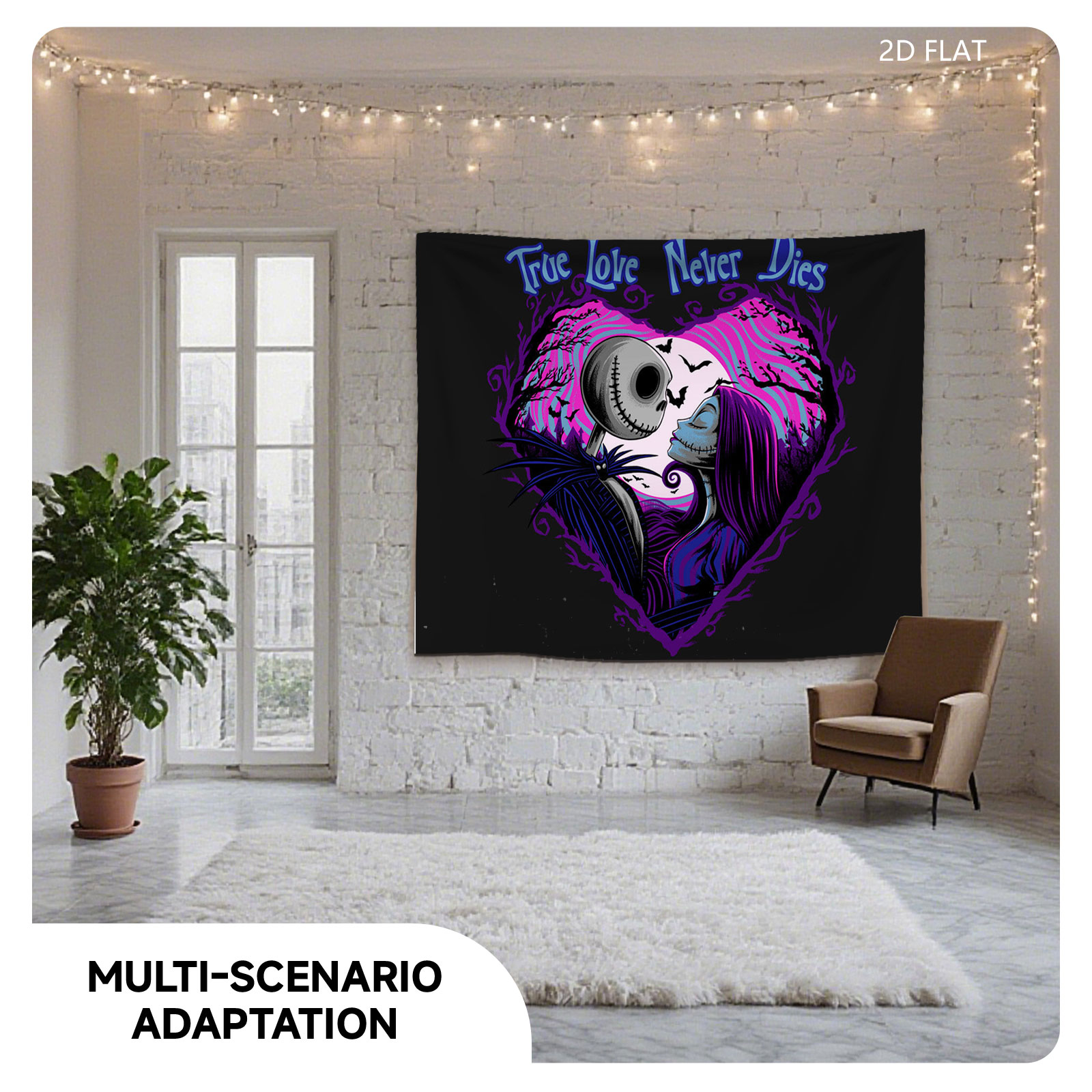 Jack Skellington and Sally: True Love Never Dies - Tapestry