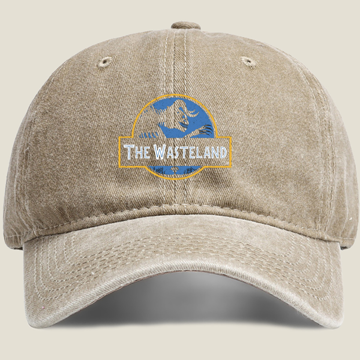 The Wasteland: Mutant Dinosaur Encounter - Washed Denim - Baseball Cap